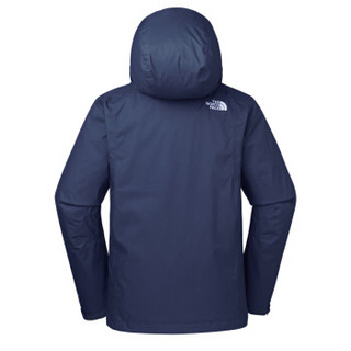 THE NORTH FACE 北面 3CGK 男款保暖棉三合一冲锋衣 A7L/蓝色 L