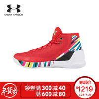 UNDER ARMOUR 安德玛 Curry 3 男子篮球鞋 红色984 41