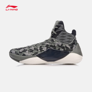 商品li-ning 李宁 魅影2018 男子篮球鞋 灰绿色/檀黑色/凝雪灰 39