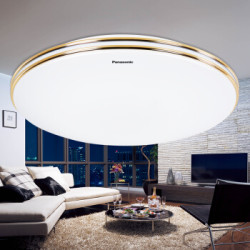 Panasonic 松下 装饰带 LED吸顶灯 11W 金色 *2件