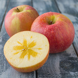 新疆阿克苏冰糖心苹果4.5kg原箱果径80mm以上 新鲜水果