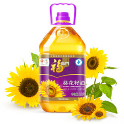 中粮 福临门 压榨一级葵花籽油 4.5L *2件