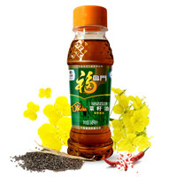 福临门 非转基因 精炼3级 家香味浓香压榨菜籽油 145ml