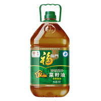 福临门 非转基因 精炼3级 家香味浓香压榨菜籽油 5L