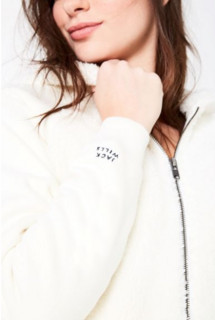 Jack Wills ASHBURN REVERSE SHERPA ZIP UP HOODIE 女款拉链帽衫