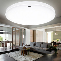 TCL LED吸顶灯 翠银5W 白光 书房卧室走廊客厅厨卫阳台灯具 圆形 直径23cm 8-10平适用