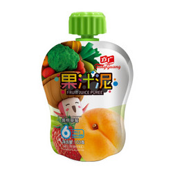 FangGuang 方广 婴幼儿果汁泥 103g 黄桃草莓味*3