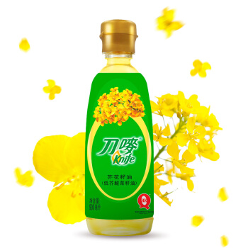 刀唛食用油非转基因压榨一级芥花籽油900ml香港品质2件