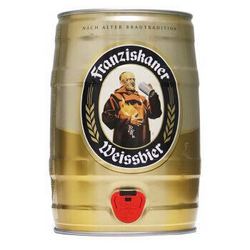 德国进口啤酒 Franziskaner 教士纯麦啤酒5L桶