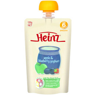 Heinz 亨氏 婴幼儿蔬果泥 进口版 120g 苹果蓝莓味 