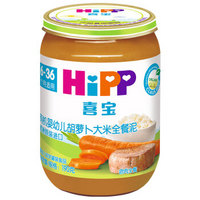 HiPP 喜宝 有机果泥 国行版 2段 胡萝卜大米味 190g