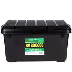 IRIS 爱丽思 RV600 汽车收纳箱储物箱 黑色 40L *4件