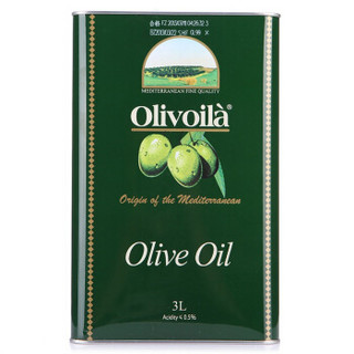Olivoilà 欧丽薇兰 压榨纯正橄榄油 3L *2件