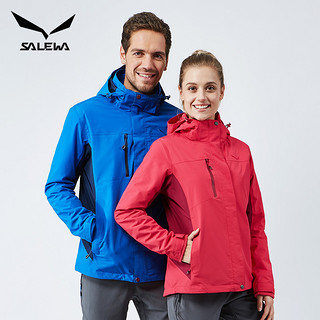 SALEWA 沙乐华 174087/174088 情侣款三合一套绒冲锋衣 艳紫 XL 女款 