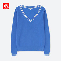 优衣库 UNIQLO 优衣库 404005 女士V领针织衫