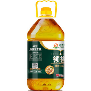 领誉（LINREIN）东北压榨花生油5L-中吉集团出品（新老包装随机发放）