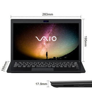 VAIO S11 11.6英寸超极本电脑 i7-8550U 512G SSD 16GB 深夜黑 