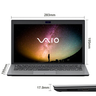 VAIO S11 11.6英寸超极本电脑 i5-8250U 256G SSD 8GB 月光银 