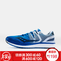 Saucony圣康尼LIBERTY ISO 稳定保护跑鞋运动鞋男子跑步鞋  S20410 蓝/白/黑 44