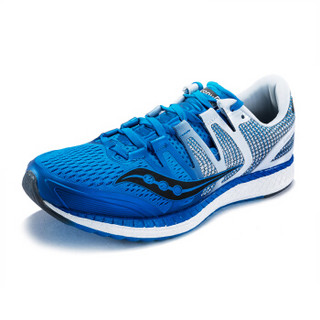 Saucony圣康尼LIBERTY ISO 稳定保护跑鞋运动鞋男子跑步鞋  S20410 蓝/白/黑 44