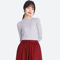 24日0点：UNIQLO 优衣库 400150 女款罗纹高领T恤