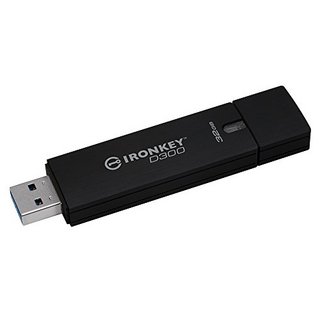 Kingston 金士顿 D300 U盘 32GB USB3.0 黑色