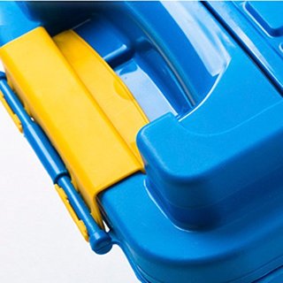 GREAT LIFE 汽车储物箱 车载收纳箱 车用环保后备箱整理箱子 家用车用置物箱 所有车型可用 金刚系列 55L 蓝色（供应商直送）