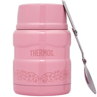 THERMOS 膳魔师 不锈钢保温罐 浅粉色 470ml