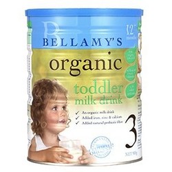  BELLAMY'S 贝拉米 有机婴儿奶粉 3段 900g *2件