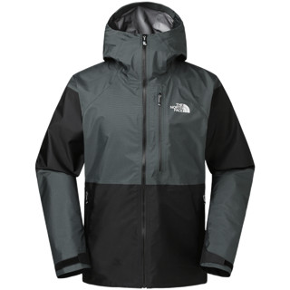 THE NORTH FACE 北面 37QL 男款防水防风透气户外冲锋衣 CGW/黑色/灰色 M 