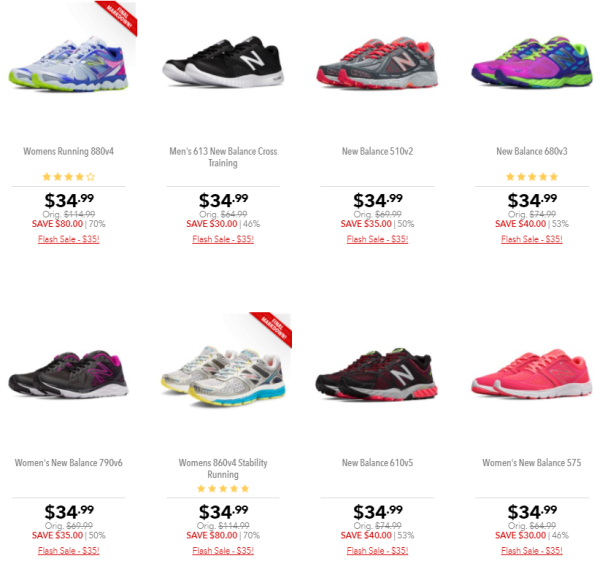 Joe's NB Outlet 精选男女款跑鞋、训练鞋、休闲鞋等