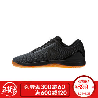Reebok 锐步 CROSSFIT NANO 8.0 女子训练鞋 39 黑色/灰色/树脂黄 