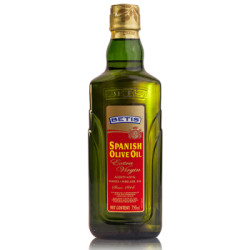贝蒂斯(BETIS)特级初榨橄榄油 750ml/瓶 食用油 西班牙原装进口 *3件