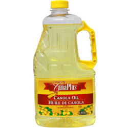 加拿大原装进口 特级初榨 CanaPlus 食用油 芥花籽油（菜籽油）1.89L桶装 *2件