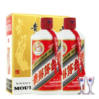 茅台现货：MOUTAI 茅台 飞天 贵州茅台酒 53度 500ml*2瓶（含礼袋)