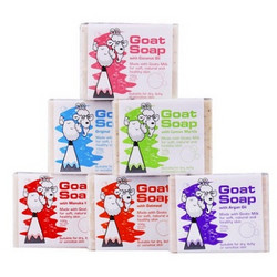 Goat Soap 澳洲天然羊奶手工皂 原味 100g 6块装 *2件