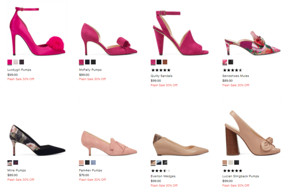 Nine West美国官网 精选女式鞋靴 限时促销