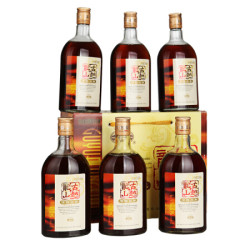 古越龙山 绍兴黄酒 清醇三年 半甜型 500ml*6瓶 整箱装