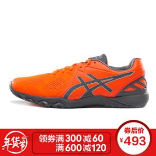 ASICS 亚瑟士 CONVICTION X 男士训练鞋 42.5 橘色/碳色/中灰色