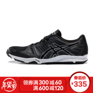 ASICS 亚瑟士 fuzeX TR 男士训练鞋 41.5 黑色/玛瑙色/银色