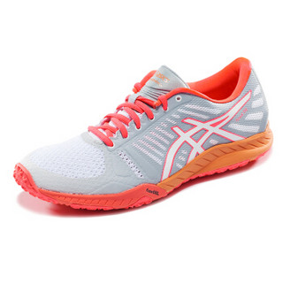 ASICS 亚瑟士 fuzeX TR 女士训练鞋 39 白色/粉色/中灰色 