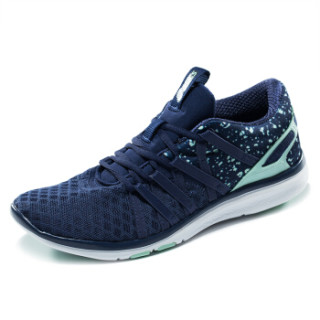 ASICS 亚瑟士 GEL-FIT YUI 女士训练鞋 36 深蓝色/浅绿色/银色