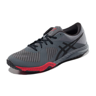 ASICS 亚瑟士 WELDON X 男士训练鞋 43.5 深灰色/黑色/红色