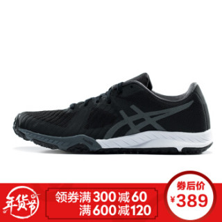 ASICS 亚瑟士 WELDON X 女士训练鞋 39 黑色/深灰色/白色