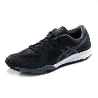 ASICS 亚瑟士 WELDON X 女士训练鞋 39 黑色/深灰色/白色