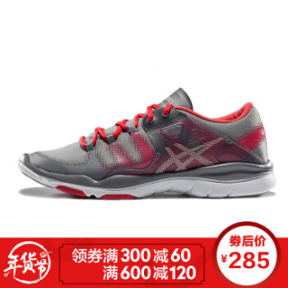 ASICS 亚瑟士 GEL-FIT VIDA 女士训练鞋 36 灰褐色/粉色/玫瑰色