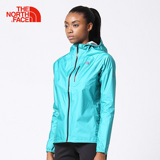 THE NORTH FACE 北面 2TI7 女款耐磨户外跑步冲锋衣 E6F/蓝色 S 