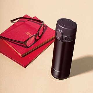 ZOJIRUSHI 象印 直饮不锈钢保温杯 褐色 360ml