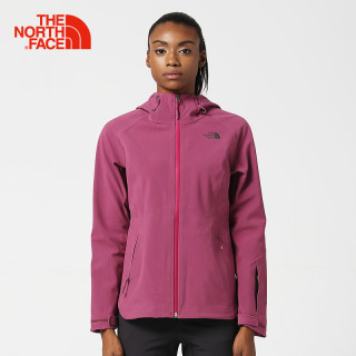 THE NORTH FACE 北面 368D 女款防水透气户外徒步冲锋衣 UAY/紫色 XL