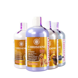 Chrisdine 可莉丝汀 雪貂油杀菌止痒系列 白毛犬沐浴露 500ml